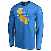 Men's Chargers Light Blue 2018 NFL Playoffs Long Sleeve T-Shirt,baseball caps,new era cap wholesale,wholesale hats